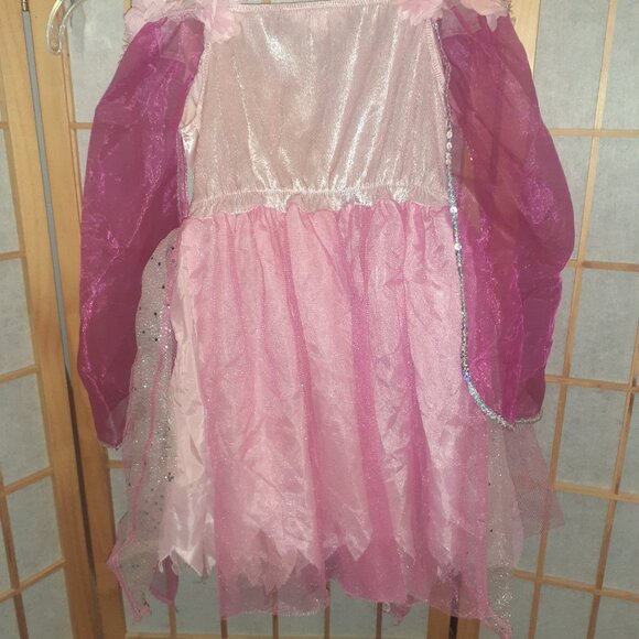 TEETOT & CO UNICORN FAIRY HALLOWEEN COSTUME DRESS UP FLOWER DRESS-GIRLS SIZE 5-6 - Picture 4 of 4